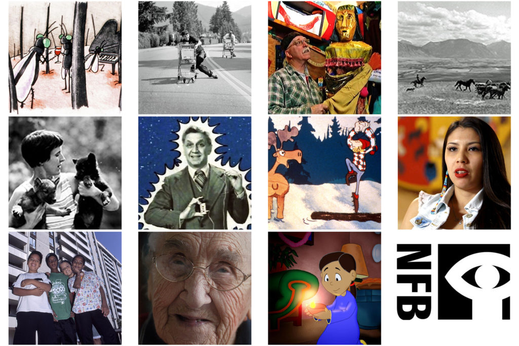 contact sheet for NFB Canada 150 picks