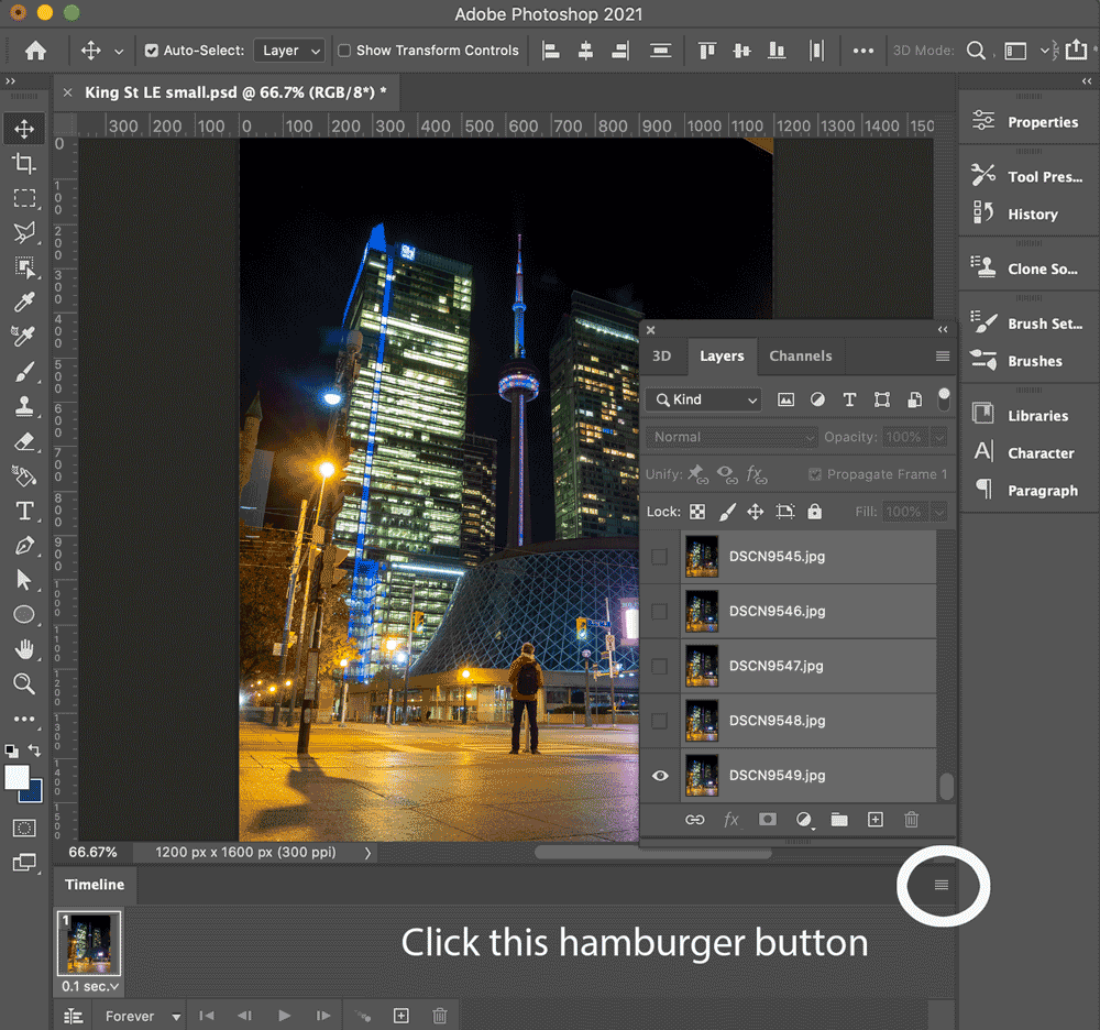 Create a Photo Animation from an Image Sequence in Photoshop (Make a GIF or  Video) – Tdot Blog Toronto
