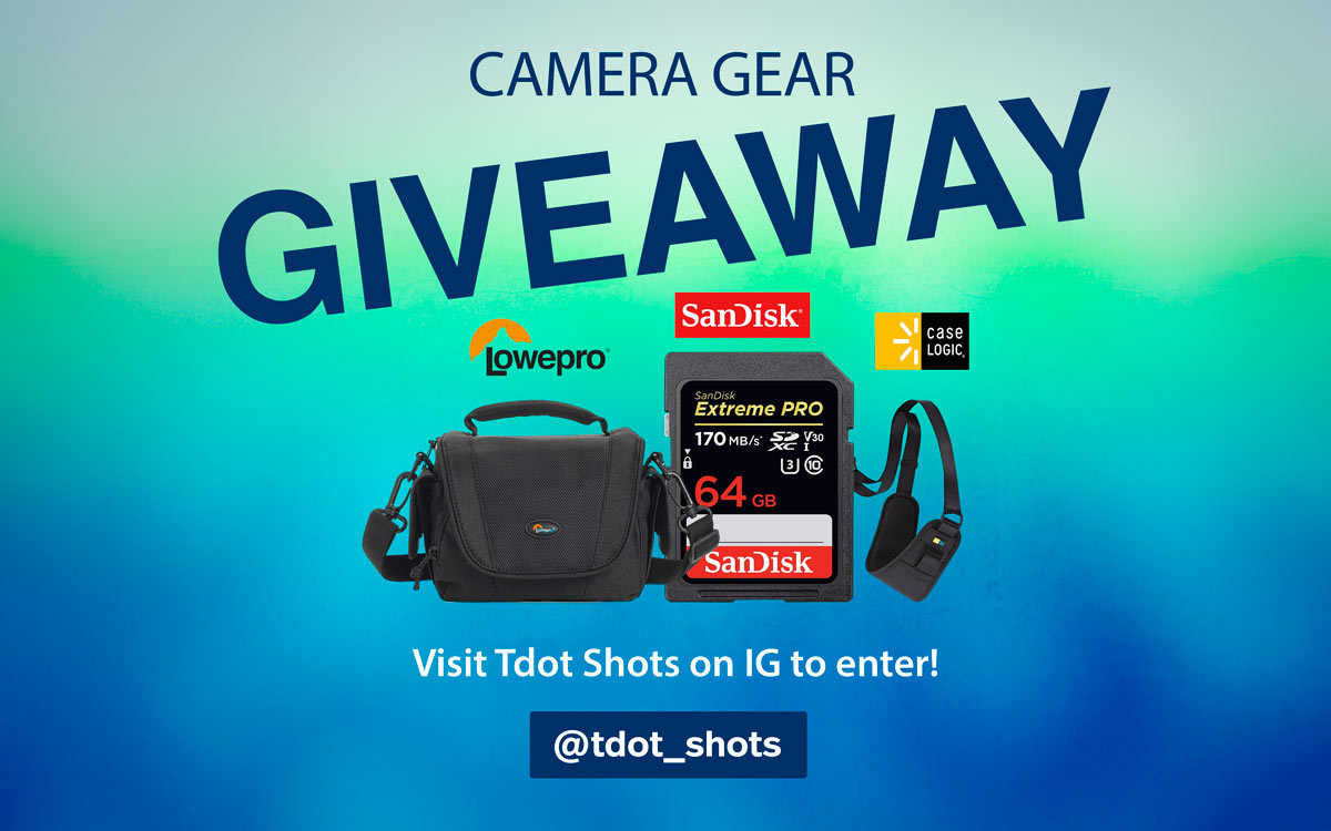 Camera Gear Giveaway at Our Instagram Page @tdot_shots